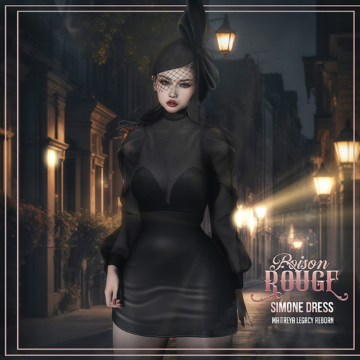 POISON ROUGE Simone Outfit PACK (Blouse & Dress)
