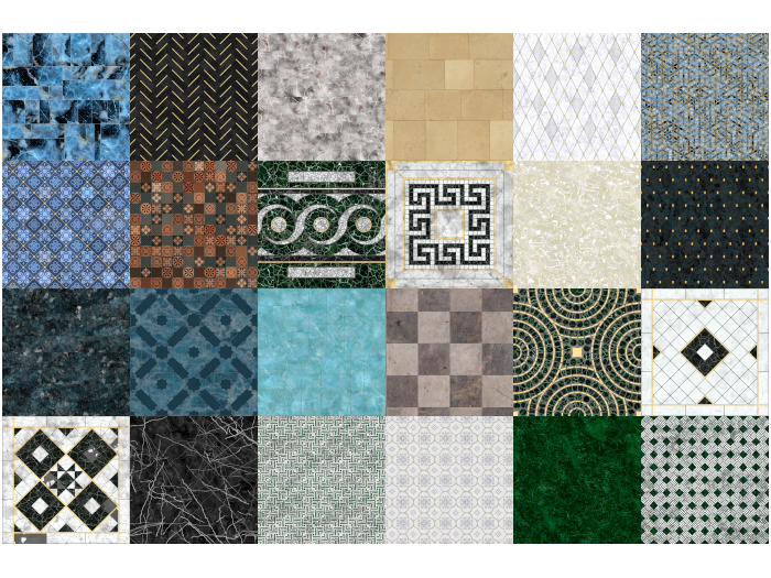 Marble tiles (seamless textures)