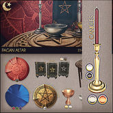 .random.Matter. - Pagan Altar - Candle [Silver/White]