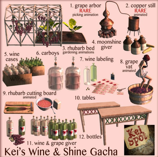 Kei's Wine&SHine Crate (red)