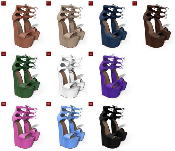 FATPACK Ripple Heels