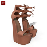 Apricot Ripple Heels