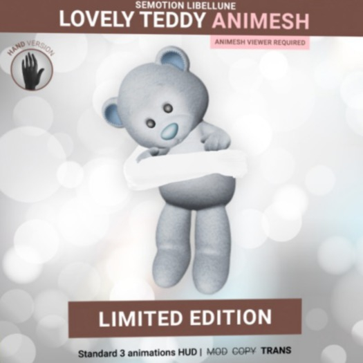 SEmotion Libellune Lovely Teddy Animesh LIMITED
