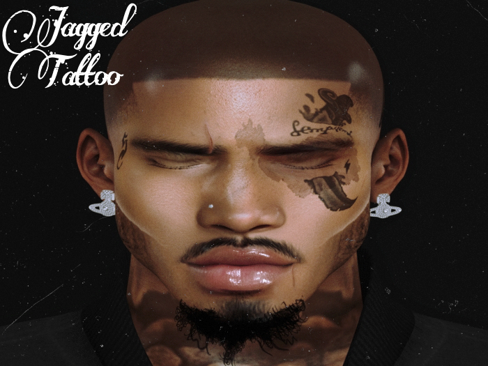 PBi - (JAGGED FACE TATTOO)