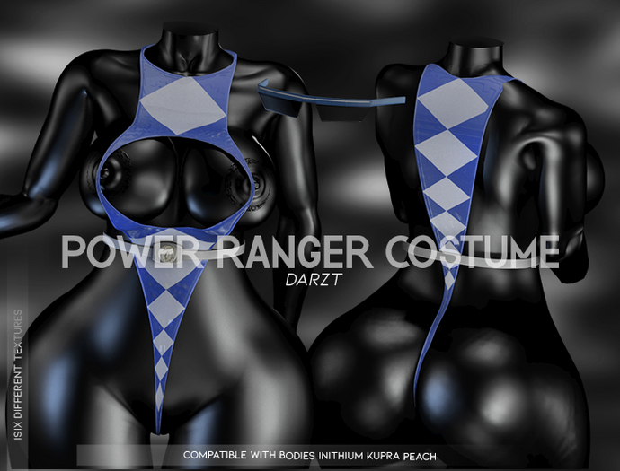 DARZT I POWER RANGER i BLUE I INITHIUM & PEACH