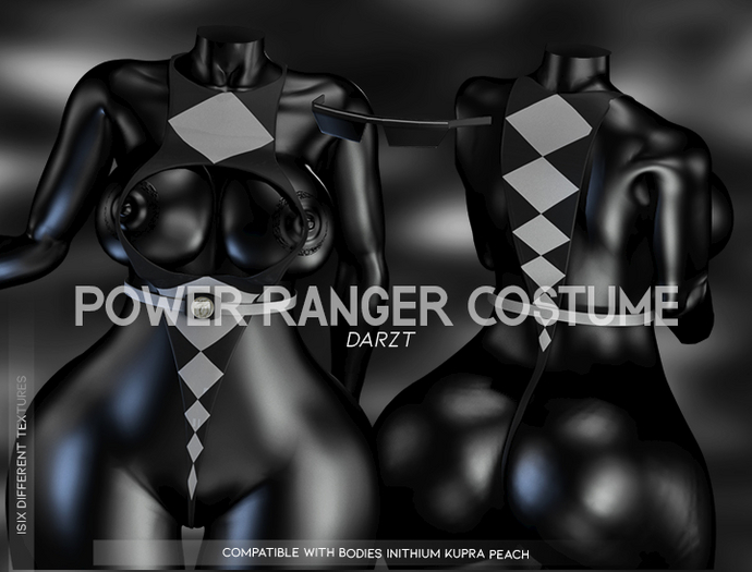 DARZT I POWER RANGER i BLACK I INITHIUM & PEACH