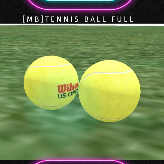 "MB" Tennis ball full perm
