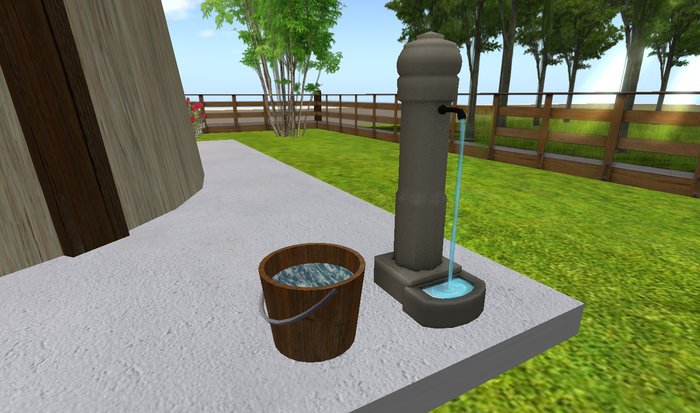 Water Pump and Bucket in a Box