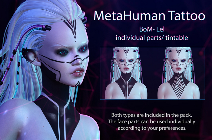 -bus- MetaHuman Tattoo FULL { Lel -BOM }