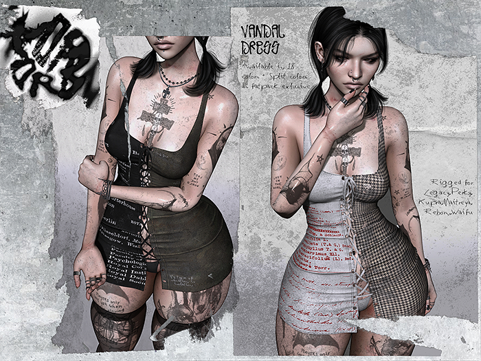 +WORN+ Vandal Dress FATPACK