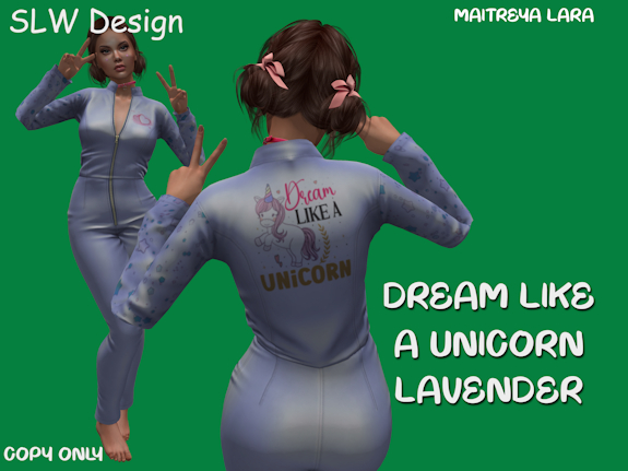 SLW Design - Dream like a unicorn lavender