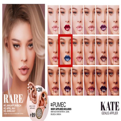 #8  [PUMEC]  -  KATE  - APRIL --- GENUS app.