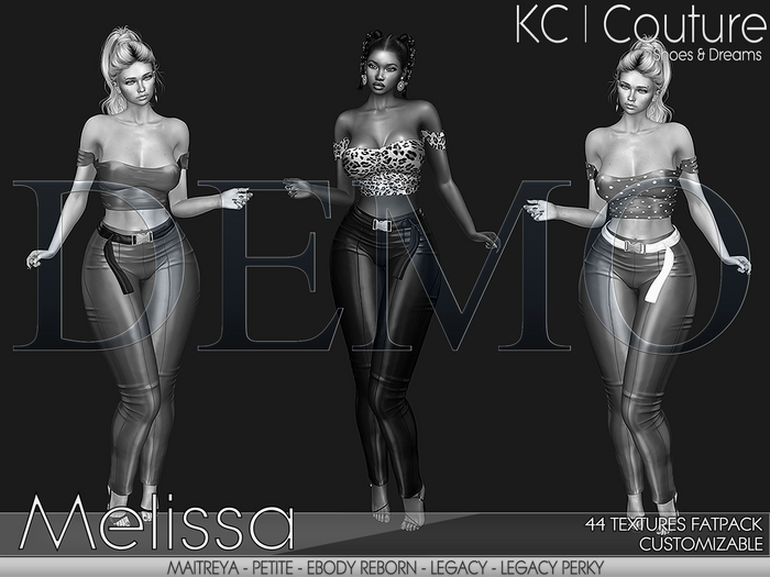 *DEMO* -KC- MELISSA SET / 44 TEXTURES FATPACK
