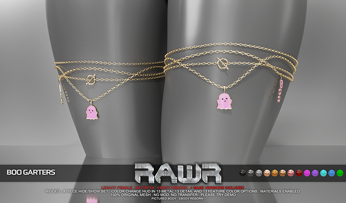RAWR! Boo Garters DEMO (add me)