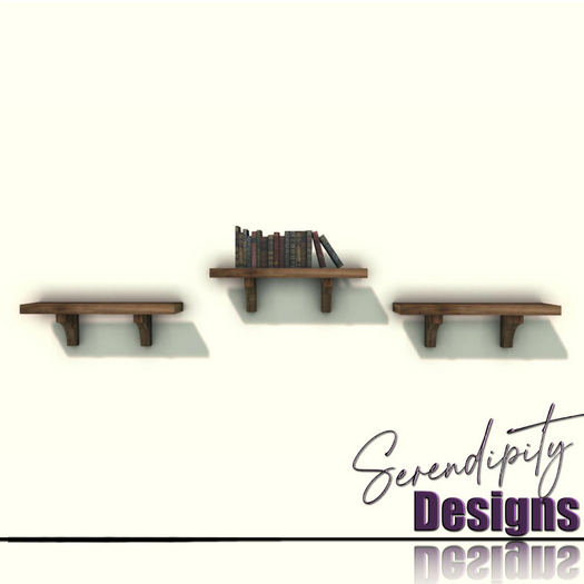 Serendipity Designs - Tahoe LR Wall Shelves