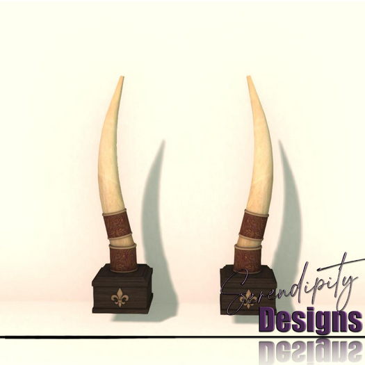 Serendipity Designs - Tahoe LR Horn Bookends