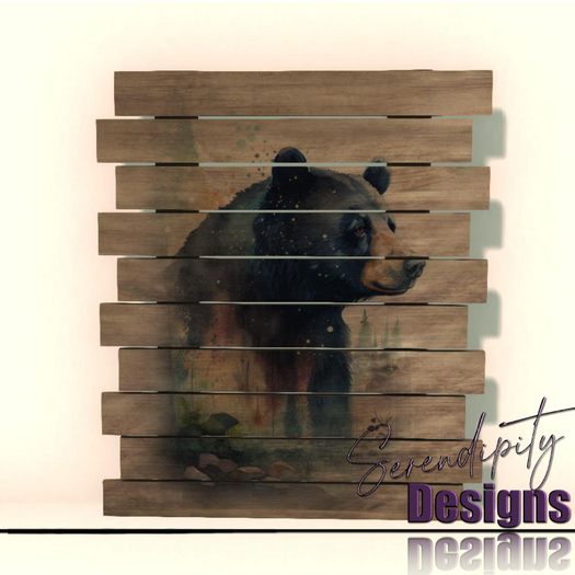 Serendipity Designs - Tahoe LR Bear Pallet Art