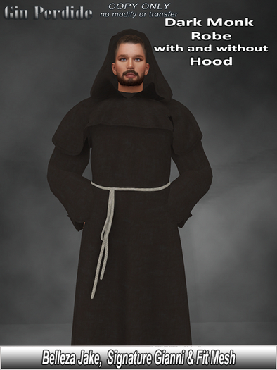 Monk Robe Dark 