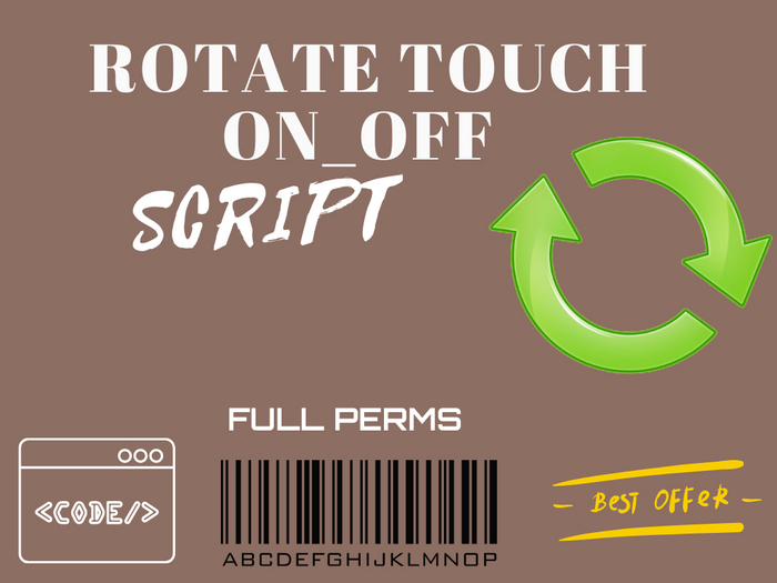 ROTATE TOUCH ON_OFF DHY
