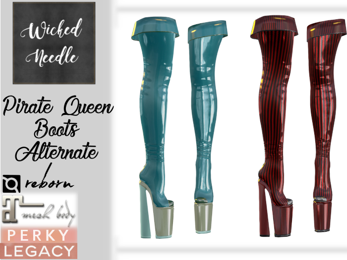 ~W-N~ Pirate Queen Boots Alternate