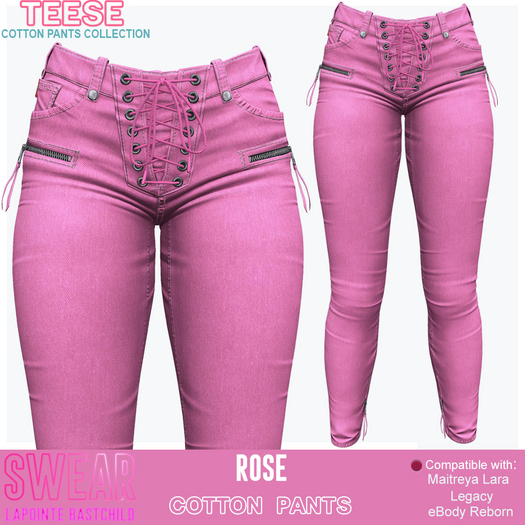Jeans Teese Cotton ROSE