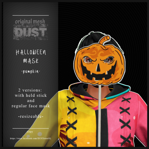 DUST: Halloween Mask - pumpkin