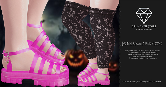 {SS}MELISSA AYLA PINK + SOCKS