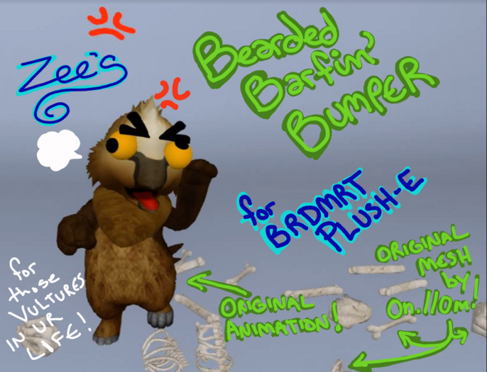 Zee's Bearded Barfing Bumper