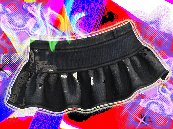 LUDIC - A-LIST Skirt Navy