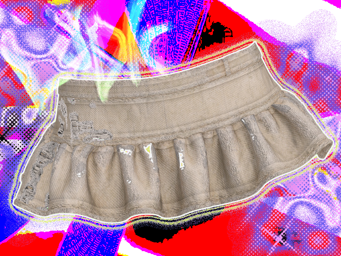 LUDIC - A-LIST Skirt Khaki