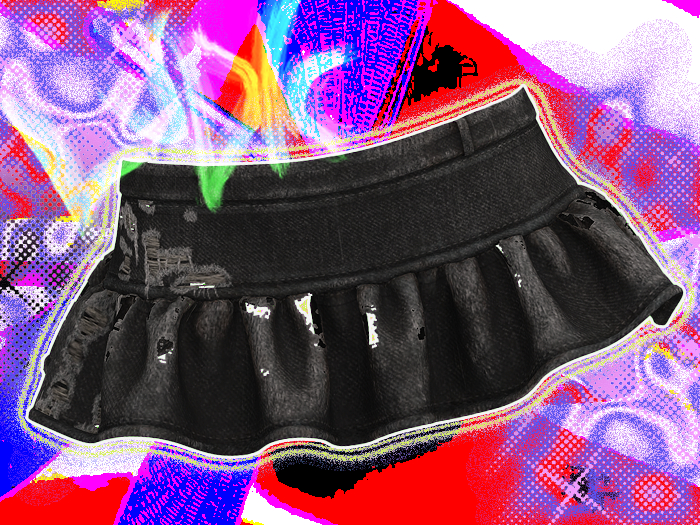 LUDIC - A-LIST Skirt Ashes