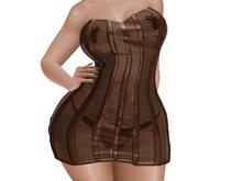 REVOLUTION - Wanda Dress (Brown)