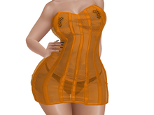 REVOLUTION - Wanda Dress (Orange)