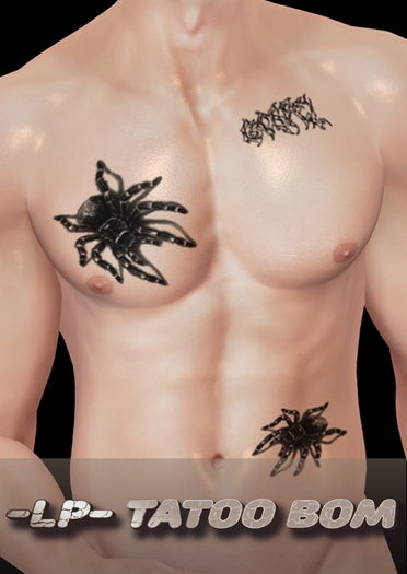-LP- Tattoo Spider M BOM V