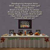 Thanksgiving Banquet Decor
