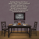 Turkey Dining Set Decor