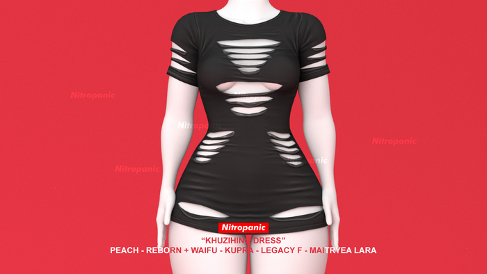 Nitropanic_Khuzihing Dress (BLACK) ADD