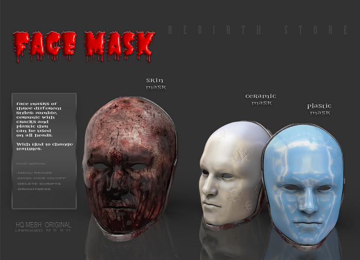 [//REBIRTH/]-face mask