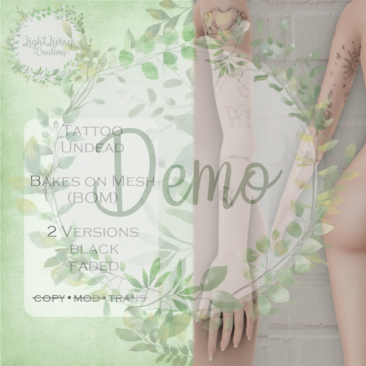 ~LLc~ Undead BOM Tattoo DEMO