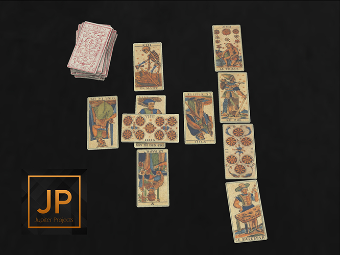 16. [IK] Divination Set - Tarot Reading #5 - COMMON