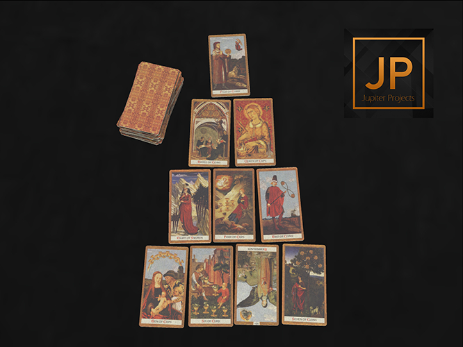 14. [IK] Divination Set - Tarot Reading #3 - COMMON