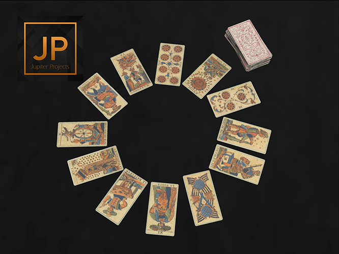 13. [IK] Divination Set - Tarot Reading #2 - COMMON
