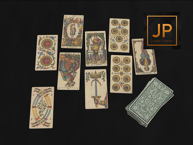 12. [IK] Divination Set - Tarot Reading #1 - COMMON