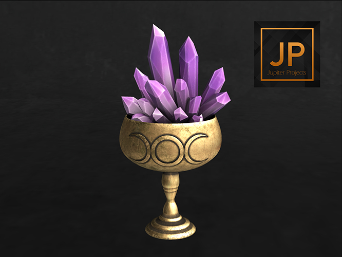 09. [IK] Divination Set - Chalice with Amethysts - COMMON