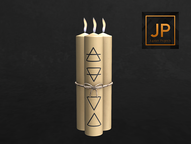 05. [IK] Divination Set - Elements Candles - COMMON