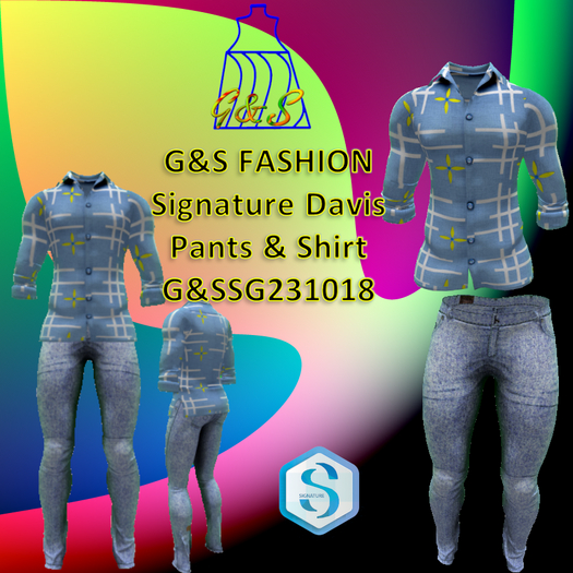 Signature Davis- Pant _Shirt-G&S-SD231018