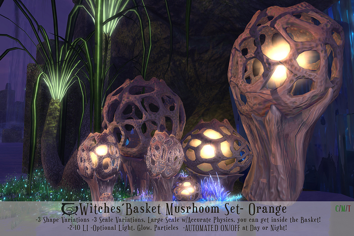 Witches Basket Set- Orange