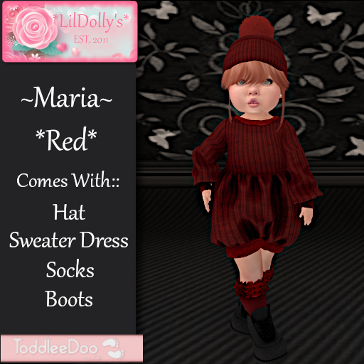 *LilDolly's* ~Maria~ *Red* TD BABY