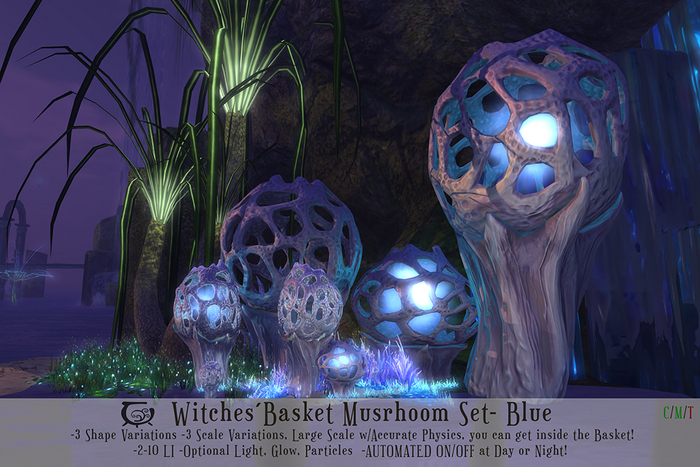 Witches Basket Set- Blue
