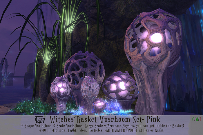 Witches Basket Set- Pink